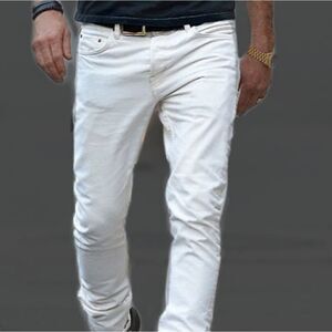 𝅺silver Jeans White Distressed Jeans